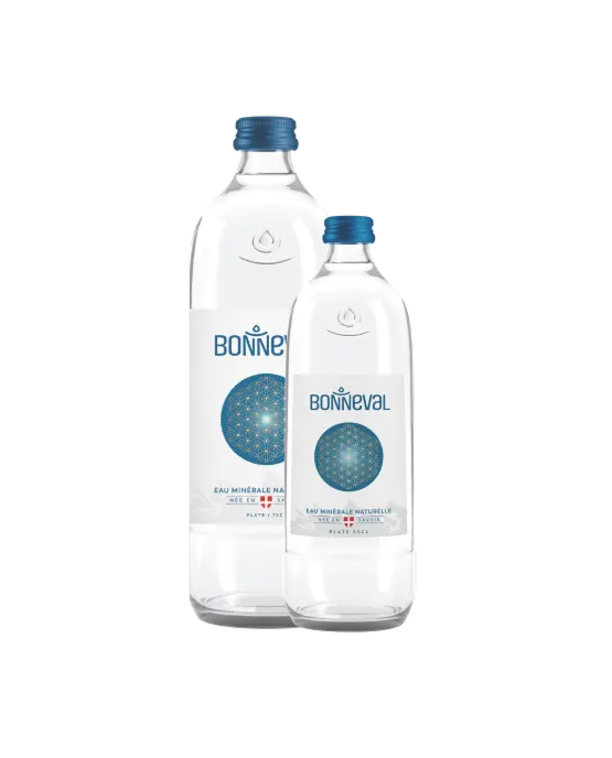Pack de bouteille d’eau plate en verre