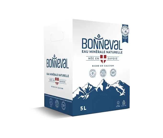 Visuel d'un pack 5 L d'eau plate Bonneval